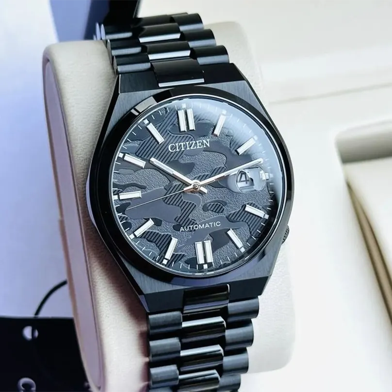 Citizen Tsuyosa Automatic Black Dial Men's Watch- NJ0155-87E